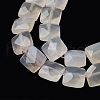 Natural White Agate Beads Strands G-K359-B02-01-4