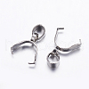 Tarnish Resistant 304 Stainless Steel Pinch Bails X-STAS-K146-090-3x15-1