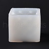 Rhombus-shaped Cube Candle Food Grade Silicone Molds DIY-D071-12-3