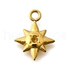 304 Stainless Steel Pendant Rhinestone Settings STAS-K263-85G-1