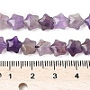 Natural Amethyst Star Beads Strands G-Z080-A04-5