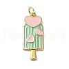 Rack Plating Brass Enamel Pendants KK-S372-03D-02-1