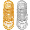 SOFPLATE 400Pcs 2 Colors Steel Memory Wire FIND-SP0002-07-1