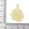 Brass Enamel Pendants KK-Z101-09G-F01-3