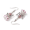 Angel Handmade Glass Seed Beads Dangle Earrings for Women EJEW-MZ00394-02-4