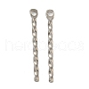 Non-Tarnish Ion Plating(IP) 304 Stainless Steel Pendants STAS-Q323-03C-P-1