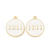 Brass Enamel Pendants KK-F895-16B-G02-1