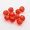 Transparent Acrylic Beads PL505Y-1-2