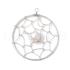 Natural Cultured Freshwater Pearl Pendants PALLOY-JF02653-02-1