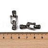 304 Stainless Steel Hook Clasps STAS-C127-02AS-3