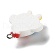 Opaque Resin Pendants RESI-A030-05A-2