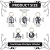 Printed Acrylic Pendants HJEW-AB00226-2