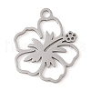 Manual Polishing 201 Stainless Steel Pendants STAS-YW0001-97P-1