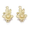 Brass Link Cabochon Settings KK-S349-297-NF-1