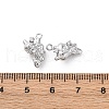 Brass Crystal Rhinestone Pendants KK-E793-08P-3