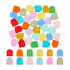 DICOSMETIC 36Pcs 12 Colors Silicone Beads SIL-DC0001-26-8