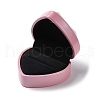 Heart Shaped Plastic Ring Storage Boxes CON-C020-01C-4