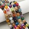 Natural Agate Beads Strands G-M437-C01-01T-5