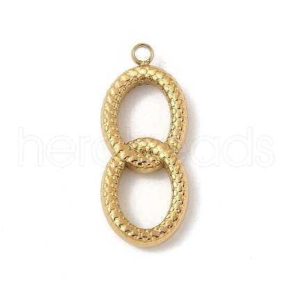 304 Stainless Steel Pendants STAS-P388-02G-1