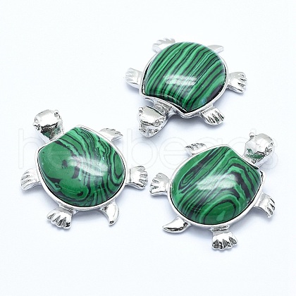 Synthetic Malachite Pendant X-G-G759-B12-1