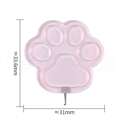 Cat Claw Shaped Plastic Needle Threaders SENE-PW0003-034B-1