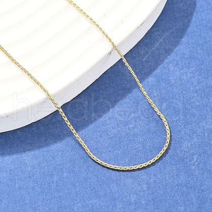 Brass Serpentine Chains Necklace for Women NJEW-P265-14G-1
