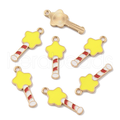 Alloy Enamel Pendants ENAM-CJC0015-08C-KCG-1