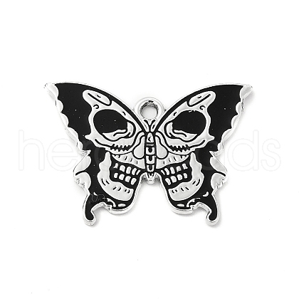 Halloween Alloy Enamel Pendants X-ENAM-I053-C04-1