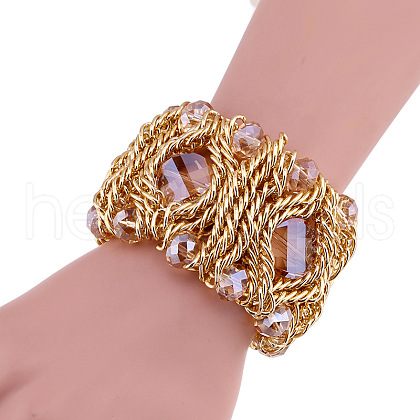 Aluminium Wire Wrapped Bangles FS-WGD2B4F-04-1