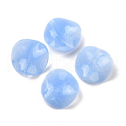 Opaque Acrylic Beads OACR-B013-32F-1