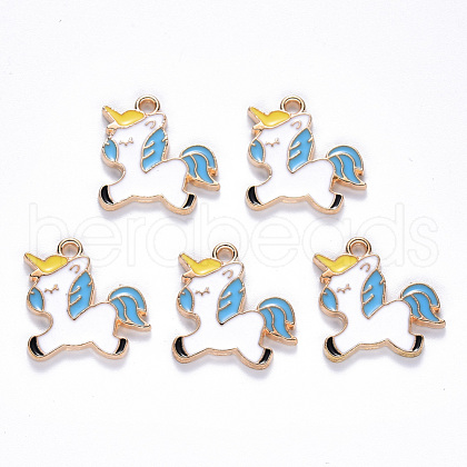 Alloy Enamel Pendants ENAM-N054-013A-1