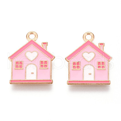 Alloy Enamel Pendants ENAM-T022-27-1