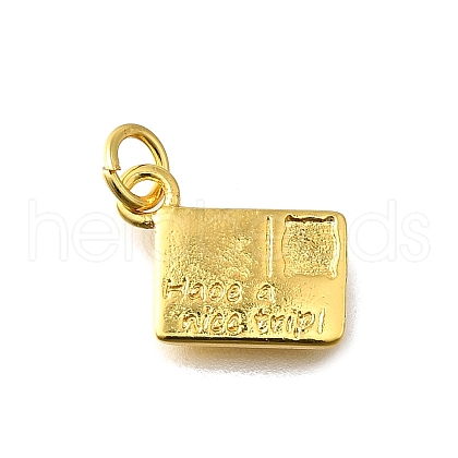 Brass Pendants KK-Z102-17G-1