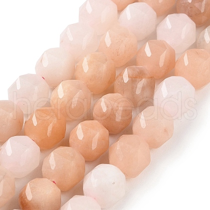 Natural Pink Aventurine Beads Strands G-NH0021-A14-02-1