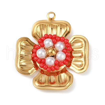 Plastic Pendants STAS-R170-02G-09-1