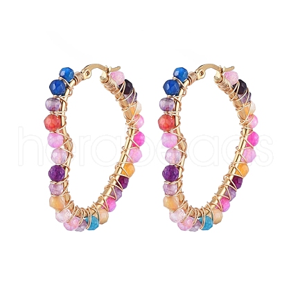 201 Stainless Steel Hoop Earrings EJEW-JE04117-05-1