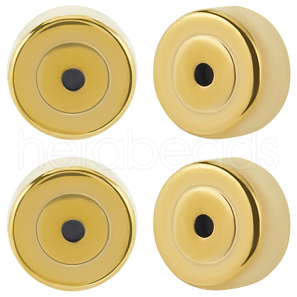 Beebeecraft 10Pcs 304 Stainless Steel Ear Nuts STAS-BBC0005-39G-1