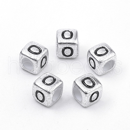 Plated Acrylic Beads X1-PB43C9308-O-1