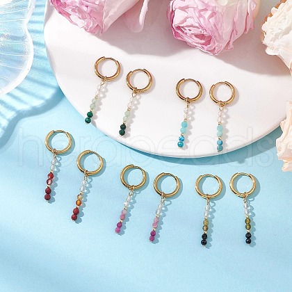 304 Stainless Steel Hoop Earrings EJEW-JE06392-1