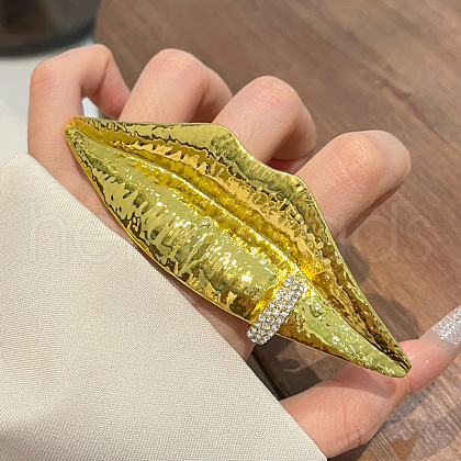 Alloy Cuff Finger Rings RJEW-S620-01G-1