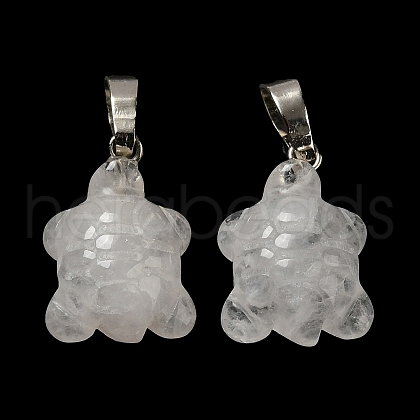 Natural Quartz Crystal Pendants G-F758-A04-P-1