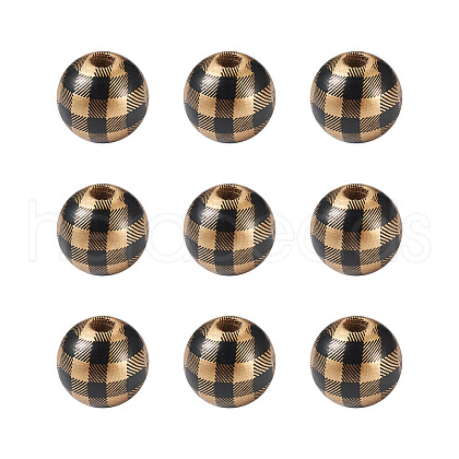 Natural Wooden Beads WOOD-TAC0010-05I-1