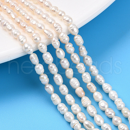 Natural Cultured Freshwater Pearl Beads Strands PEAR-N012-03O-1