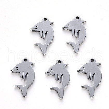 Tarnish Resistant 304 Stainless Steel Pendants STAS-N092-25-1