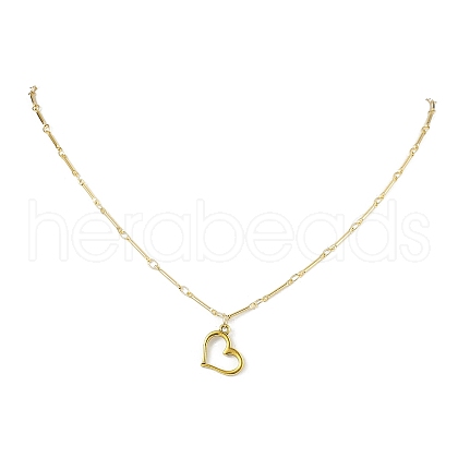 Brass Bar Necklsces NJEW-JN04835-1