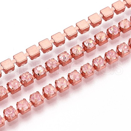 Iron Rhinestone Cup Chains CH-T006-05A-08-1