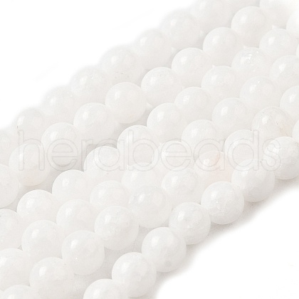 Natural Malaysia Jade Bead Strands G-M101-10mm-10-1