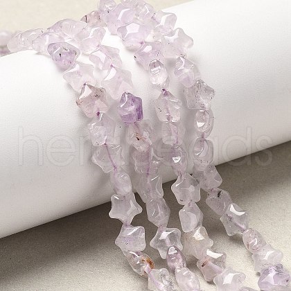 Natural Amethyst Beads Strands G-Z080-A24-8mm-1
