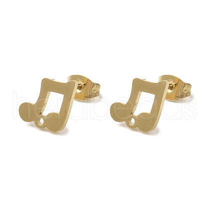 Ion Plating(IP) 304 Stainless Steel Studs Findings STAS-I206-37G-1