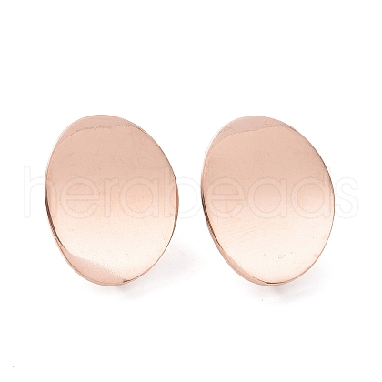 Ion Plating(IP) 304 Stainless Steel Stud Earring Findings STAS-Q231-10RG-1